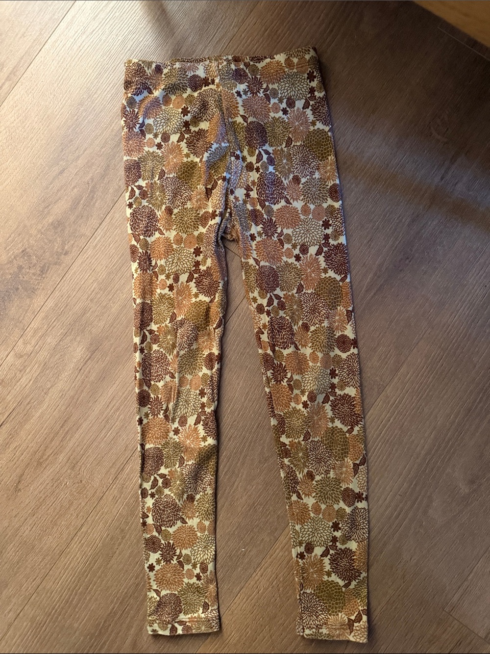 Misha & Puff 5 6  Floral Stretch Leggings - Brown Multi